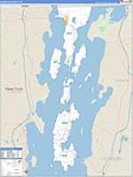 Grand Isle, Vt Carrier Route Wall Map